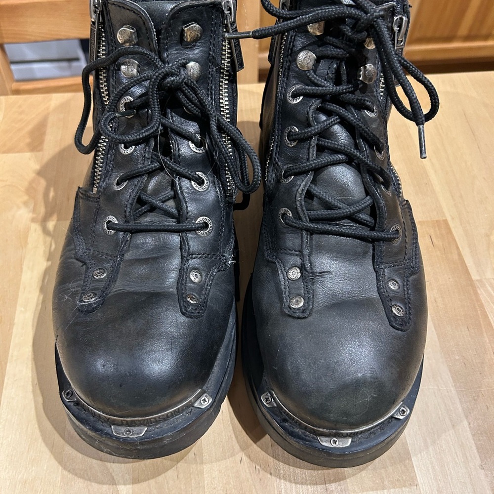 Harley-Davidson Black Combat Boots